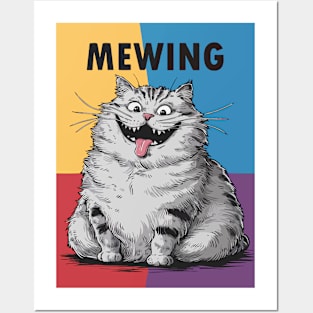 mewing sigma rizz cat gyatt gigachat Posters and Art